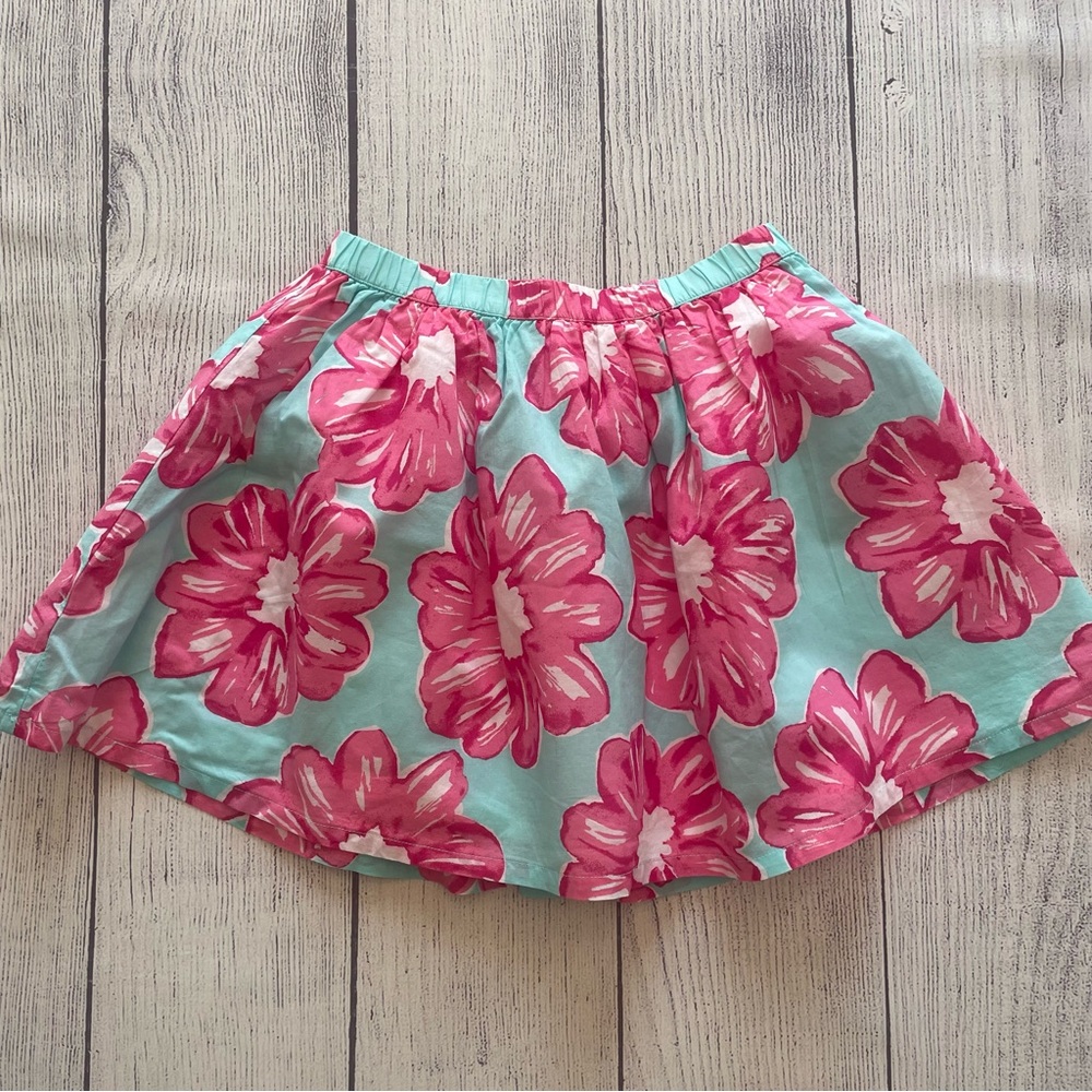 Gymboree The Islands Pink & Teal Floral Skirt size 12